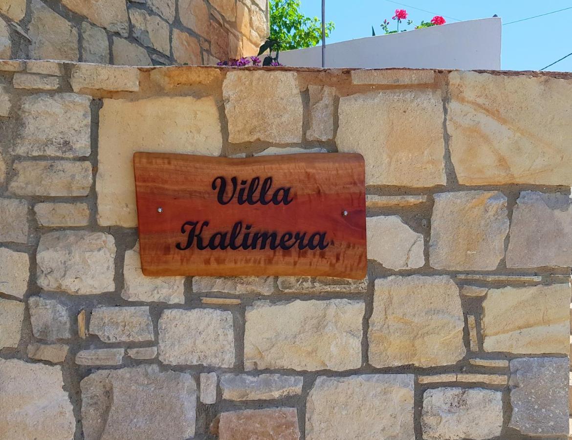 New Villa Kalimera, View To Falasarna Beach Plátanos Eksteriør billede