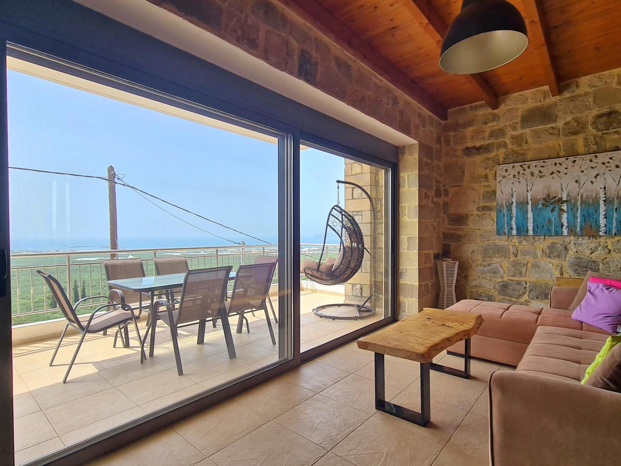 New Villa Kalimera, View To Falasarna Beach Plátanos Eksteriør billede